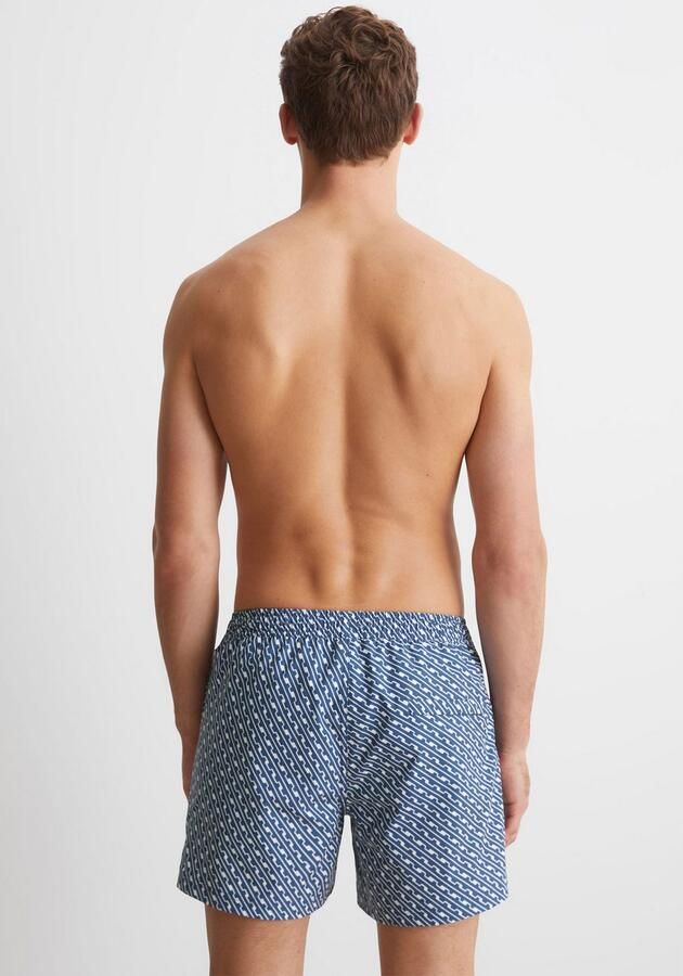 Marc O'Polo Zwemshort Mini Geo Print met aanpasbare koordtrek - Foto 3