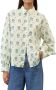 Marc O'Polo All-over print blouse straight fit Beige Dames - Thumbnail 2