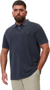 Marc o' Polo Plus SIZE poloshirt met labelstitching