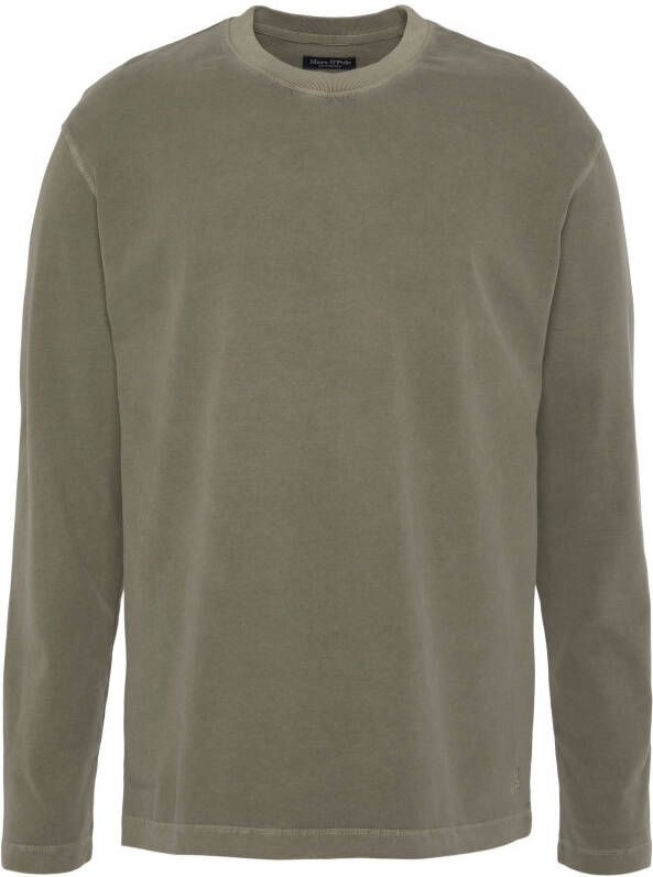 Marc O'Polo Sweatshirt van katoen met labelstitching