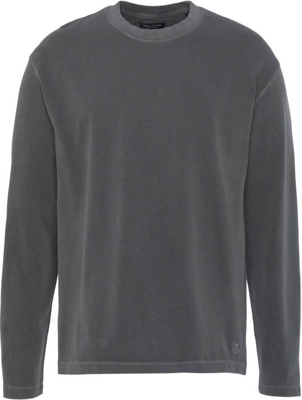 Marc O'Polo Sweatshirt van katoen met labelstitching