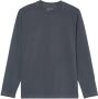Marc O'Polo Shirt met lange mouwen T-shirt long sleeve crew neck embroidery - Thumbnail 1