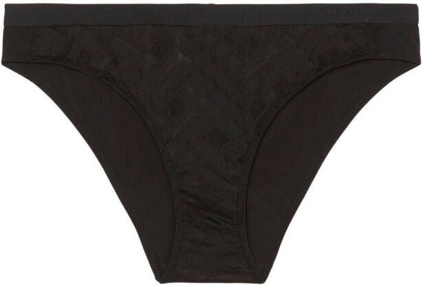 Marc O'Polo Slip met mesh motief model 'Lace Graphics'