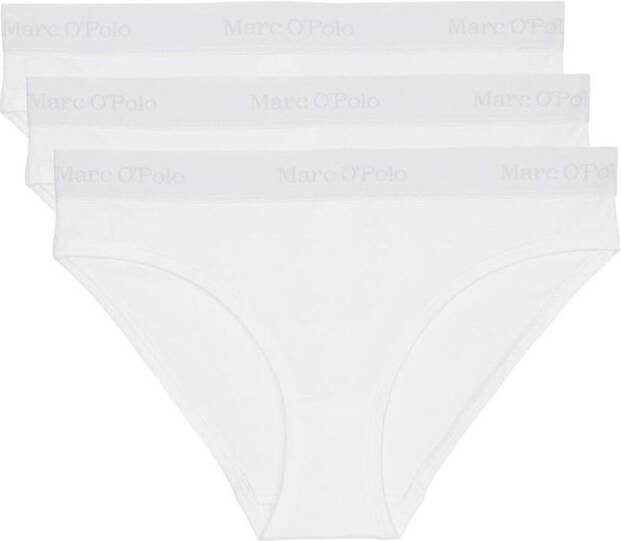 Marc O'Polo Slip met elastische band met logo in een set van 3 stuks