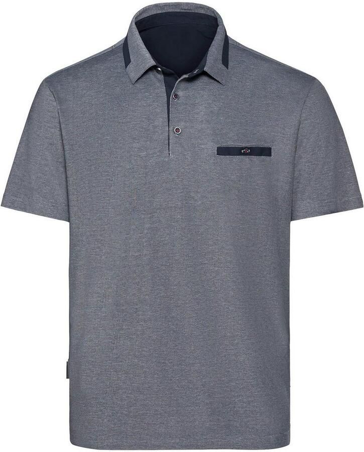 Marco Donati Poloshirt met korte mouwen (1-delig)