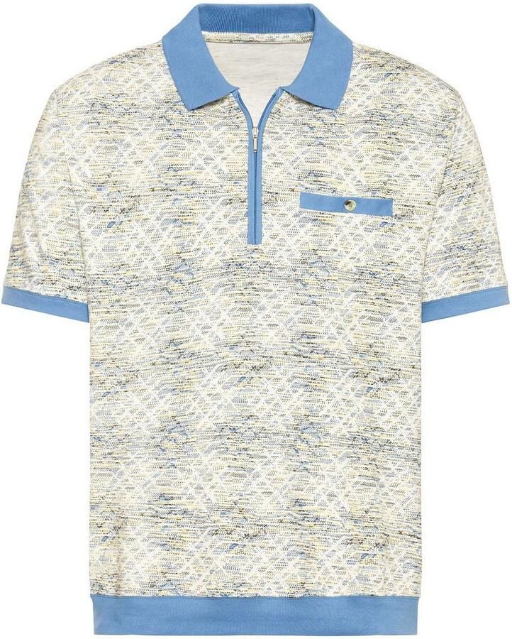 Marco Donati Poloshirt met korte mouwen (1-delig)
