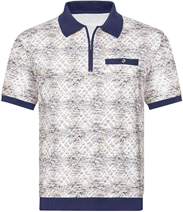 Marco Donati Poloshirt met korte mouwen (1-delig)
