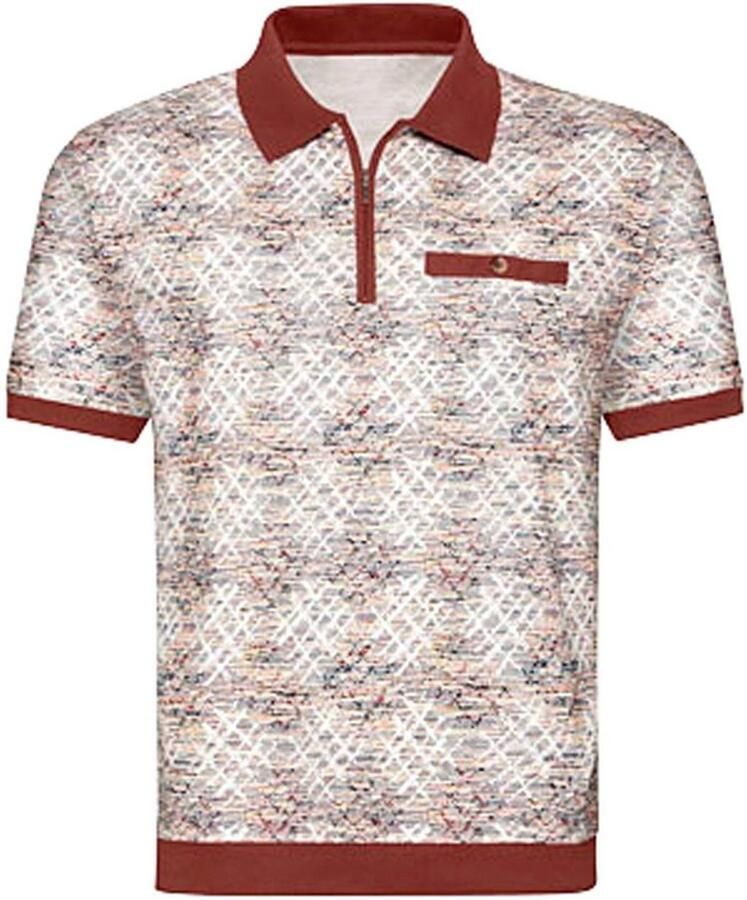 Marco Donati Poloshirt met korte mouwen (1-delig)