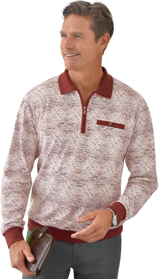 Marco Donati Poloshirt met lange mouwen (1-delig) - Foto 3