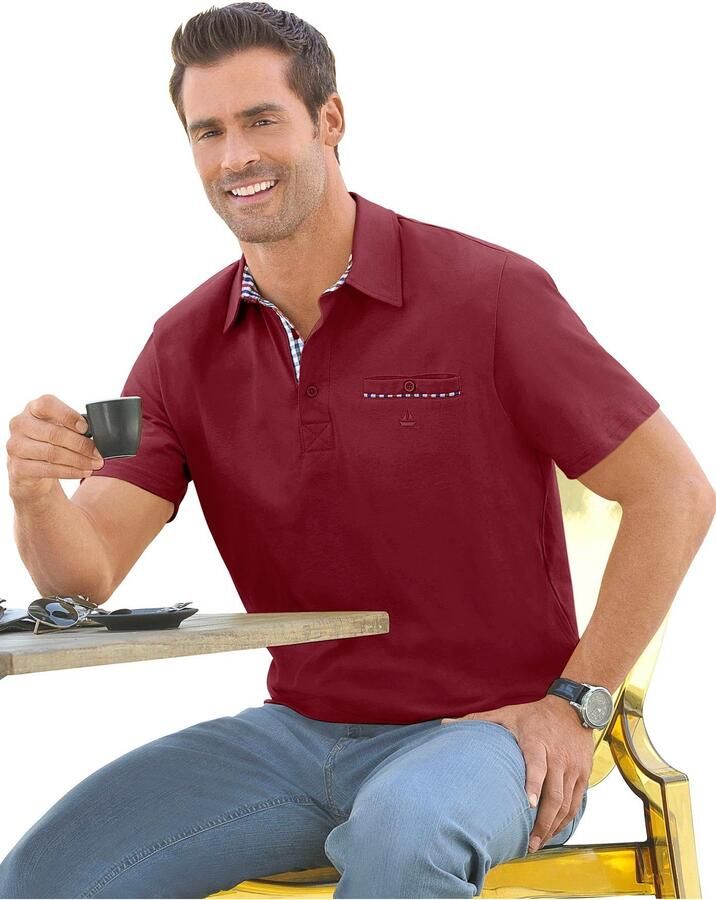 Marco Donati Poloshirt Shirt met korte mouwen (1-delig)
