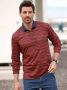 Marco Donati Shirt met lange mouwen Poloshirt (1-delig) - Thumbnail 1