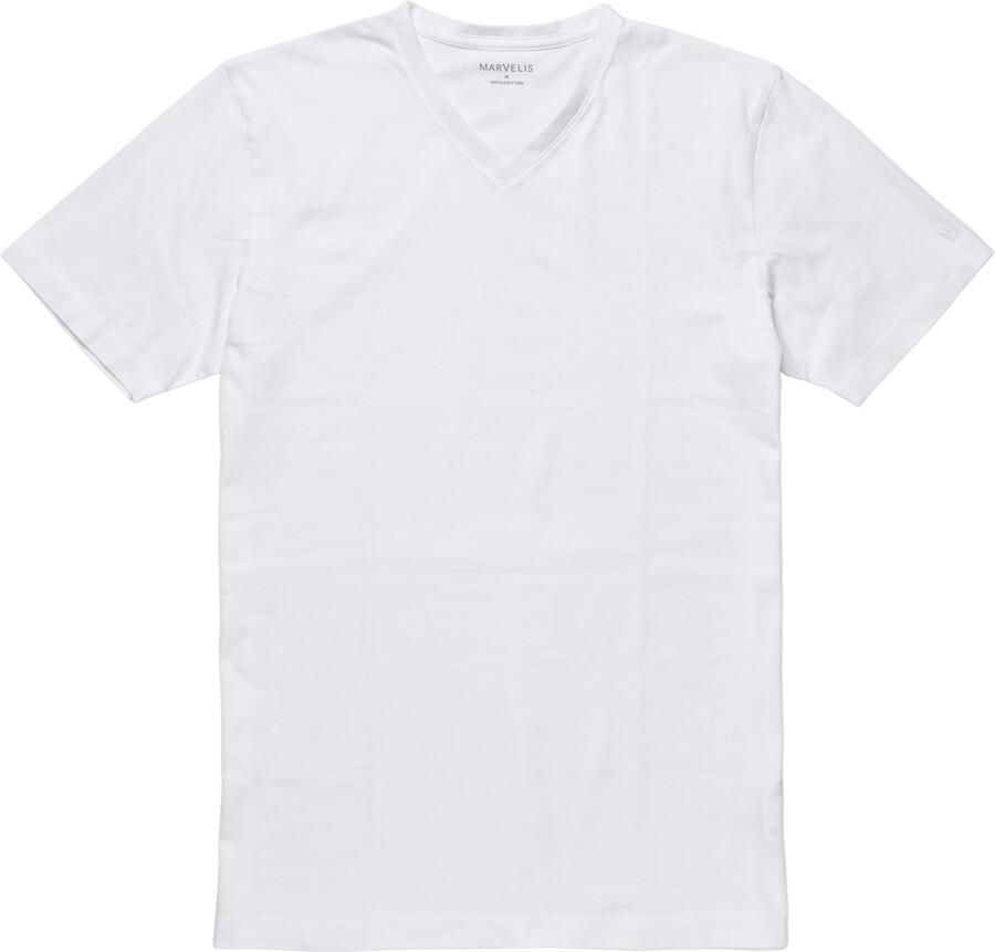 Marvelis Shirt met V-hals duopack regular fit Basic ondershirt (2-delig) - Foto 2