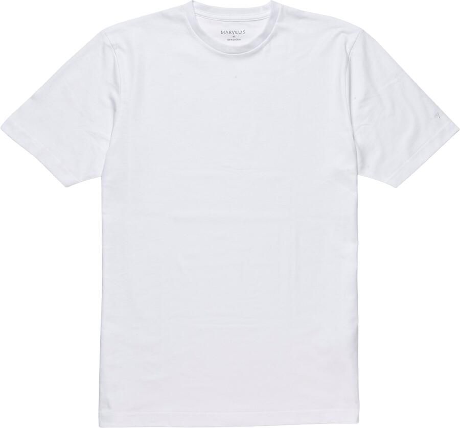 Marvelis T-shirt Duopack basic ronde hals ondershirt regular fit (set 2-delig) - Foto 2