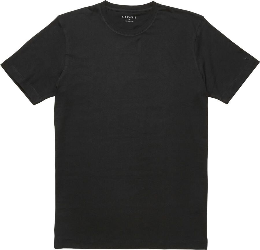 Marvelis T-shirt Duopack basic ronde hals ondershirt regular fit (set 2-delig) - Foto 2