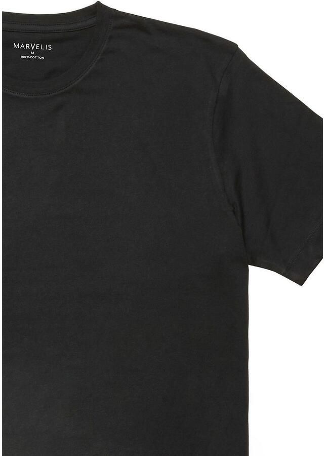 Marvelis T-shirt Duopack basic ronde hals ondershirt regular fit (set 2-delig)