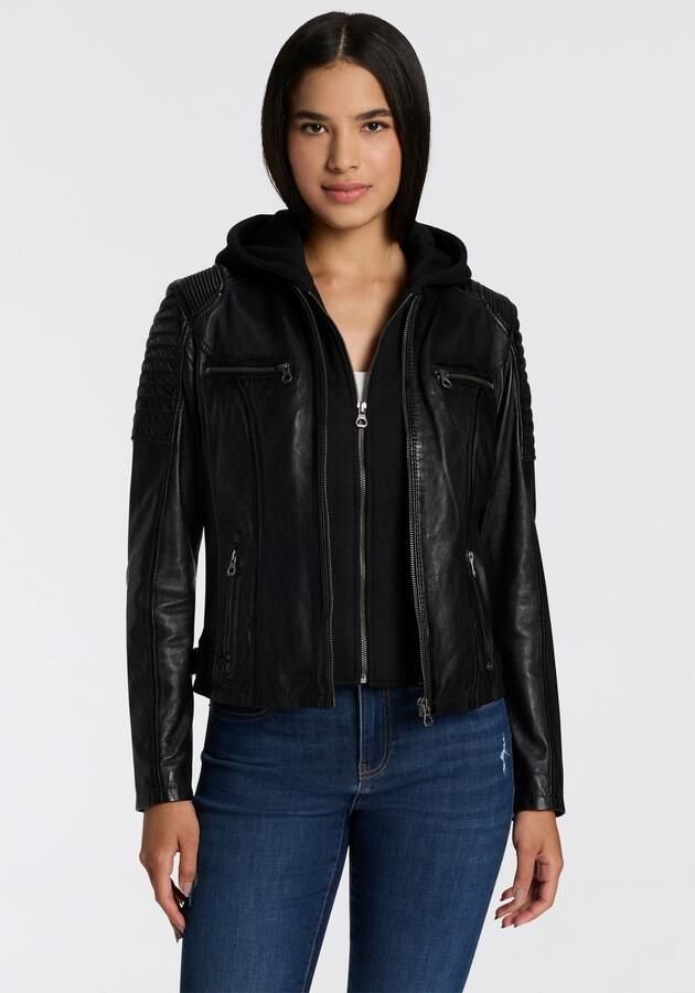 Mauritius Bikerjack Samina 2-in-1-jas met een uitneembaar capuchonsweatshirt - Foto 5