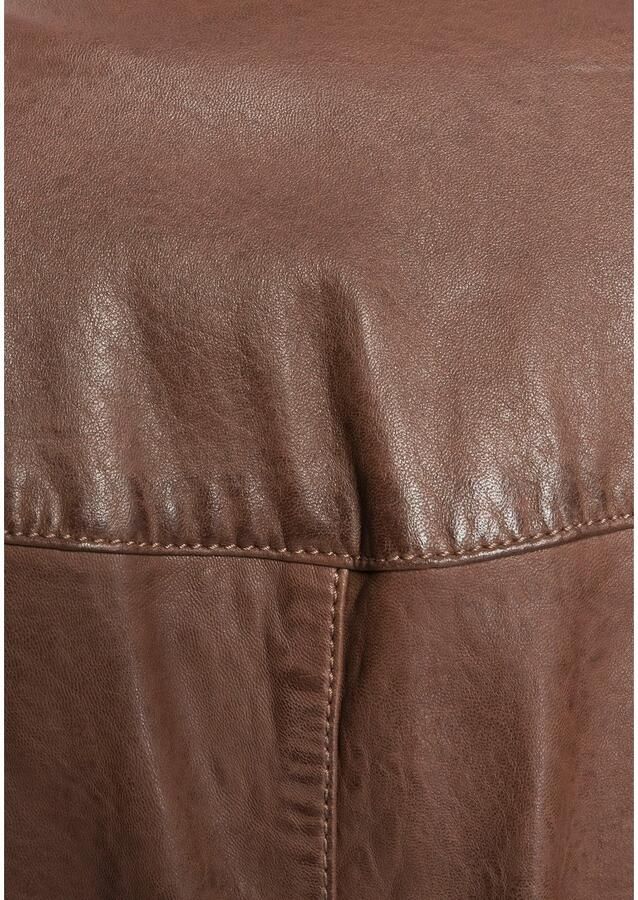 Mauritius Lange leren jas GWTaresa Leren trenchcoat met strikriem (2-delig Met een bindceintuur)