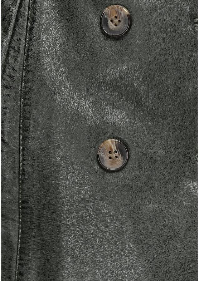 Mauritius Lange leren jas GWTaresa Leren trenchcoat met strikriem (2-delig Met een bindceintuur)