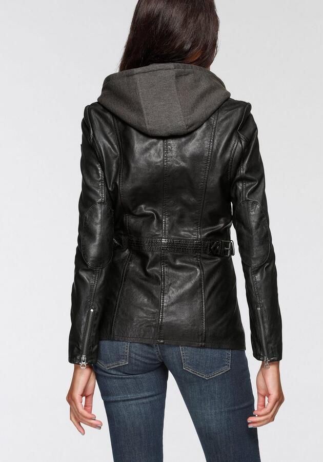 Mauritius Leren jack Adelyn 2-in-1 leren jack - Foto 8