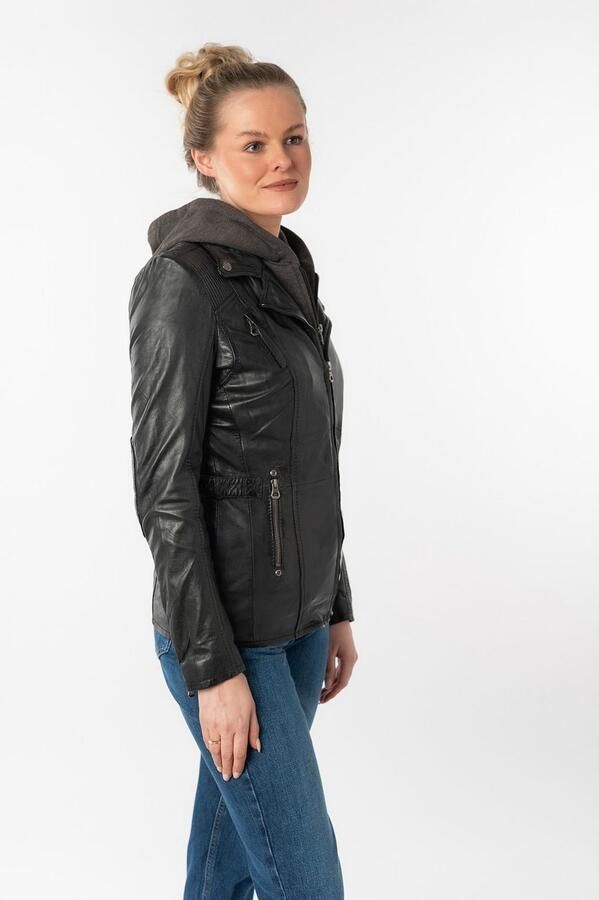 Mauritius Leren jack Adelyn 2-in-1 leren jack - Foto 13