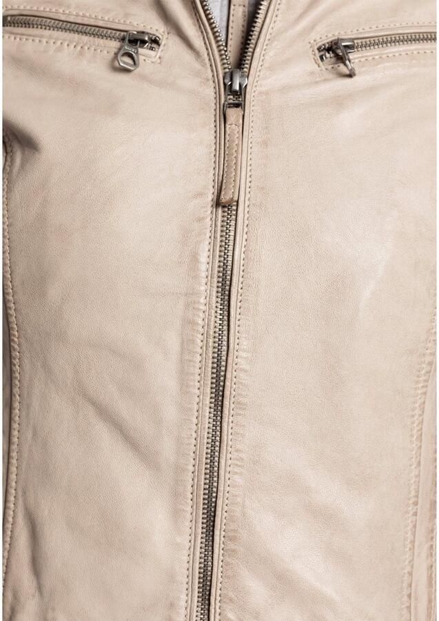 Mauritius Leren jack NOLA Two-in-one stijl met een afneembare jerseycapuchon - Foto 3