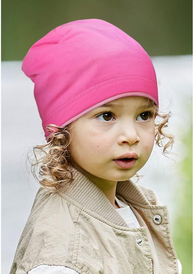 MAXIMO Beanie UV-bescherming 50+ beschermt kinderen betrouwbaar tegen zonnestralen