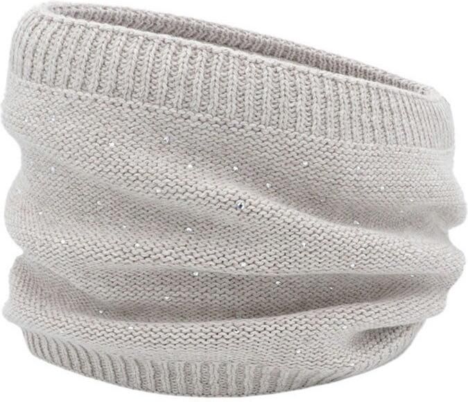 MAXIMO Colsjaal Gebreide tube met glittersteentjes voor meisjes - Foto 2