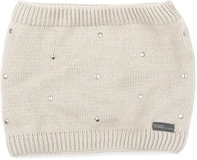 MAXIMO Colsjaal Gebreide tube met glittersteentjes voor meisjes