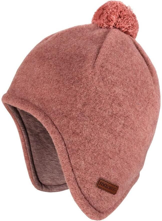 MAXIMO Fleece muts Inca muts van wollen fleece met pompon