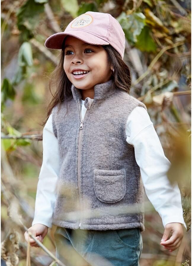 MAXIMO Mouwloos fleecevest Wol verwar d ade d hoge kraag - Foto 3