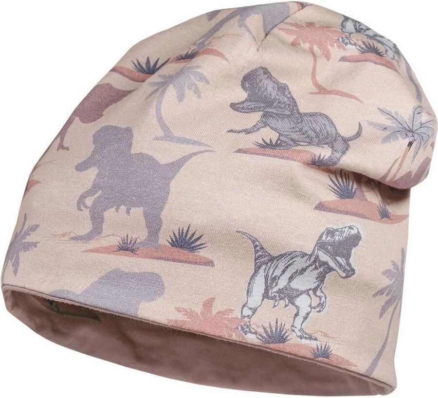 MAXIMO Reversible-muts KIDS BOY-Beanie "dinosaurus"