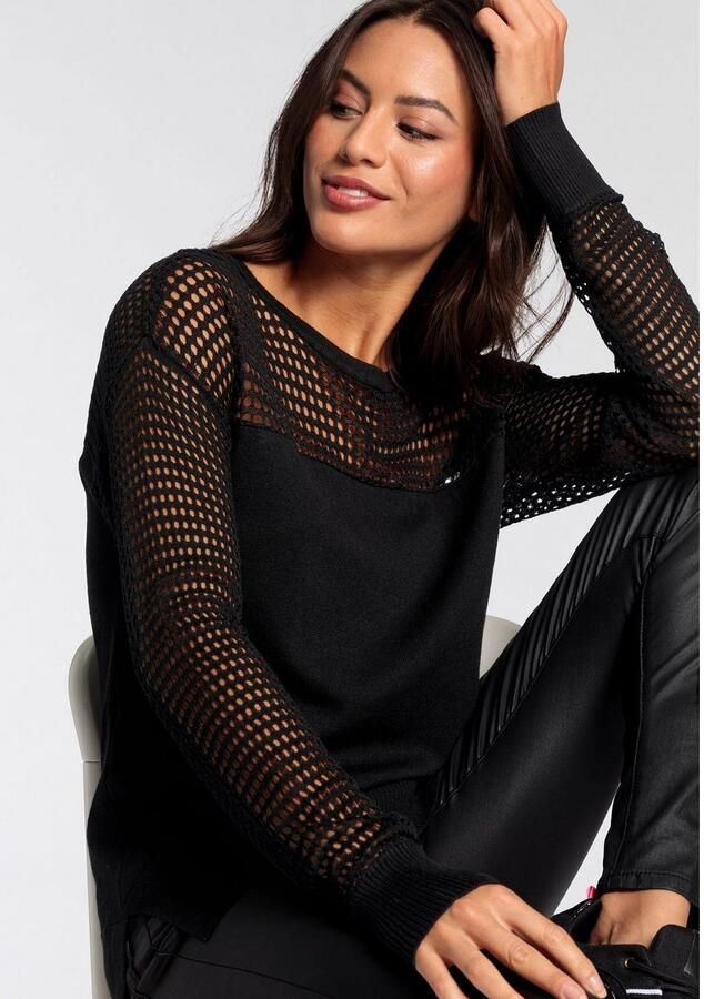 Melrose Ajourtrui met trendy ajourpatroon - Foto 4