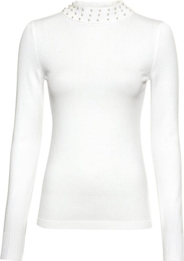 Melrose Coltrui met elegante parels aan de kraag