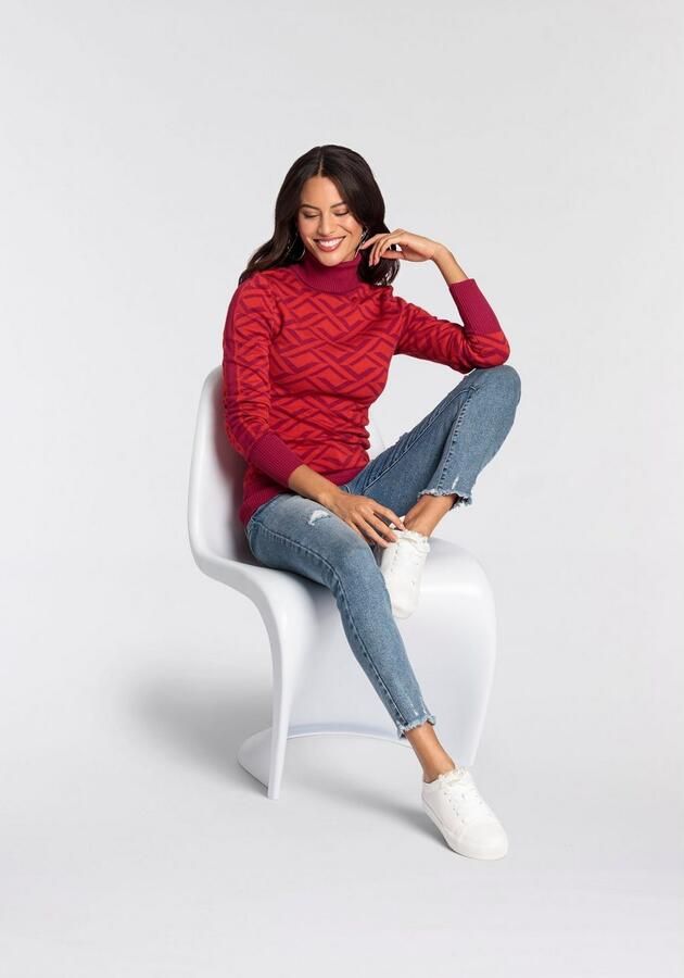 Melrose Coltrui met jacquardpatroon - Foto 7