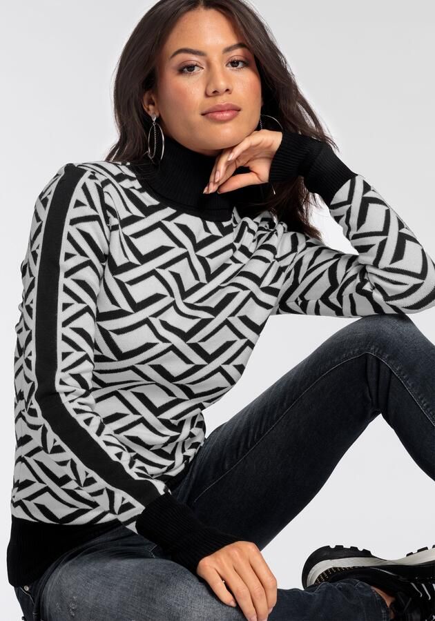 Melrose Coltrui met jacquardpatroon - Foto 8