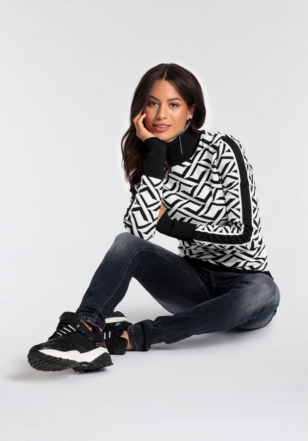 Melrose Coltrui met jacquardpatroon - Foto 6