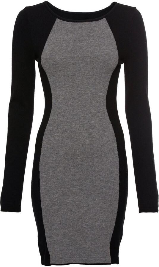 Melrose Gebreide jurk figuuraccentuerende mini-pasvorm in colour block stijl - Foto 7