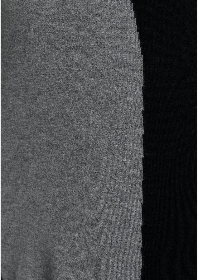 Melrose Gebreide jurk figuuraccentuerende mini-pasvorm in colour block stijl