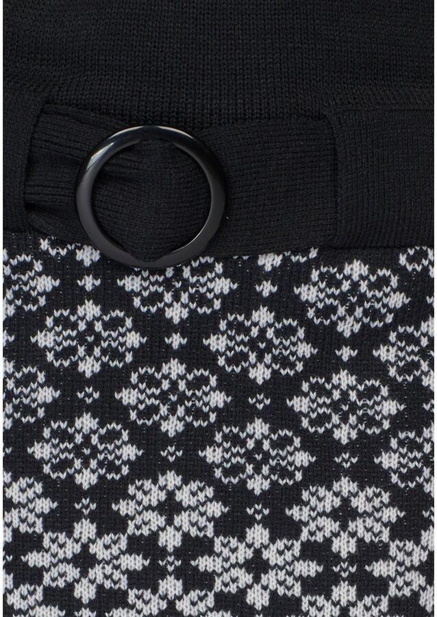 Melrose Gebreide jurk in nauwe vorm mini-lengte met riem