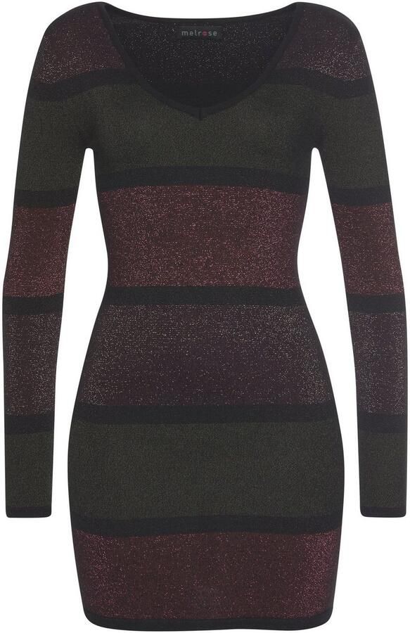 Melrose Gebreide jurk Partymode in mini-lengte met subtiel glittergaren - Foto 8
