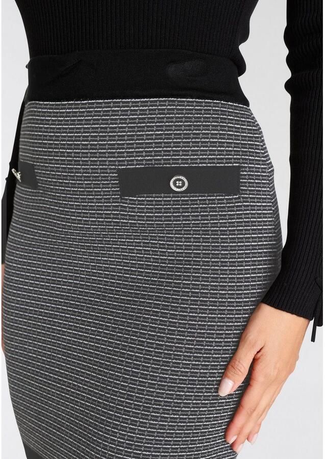 Melrose Gebreide rok in jacquardmotief - Foto 2