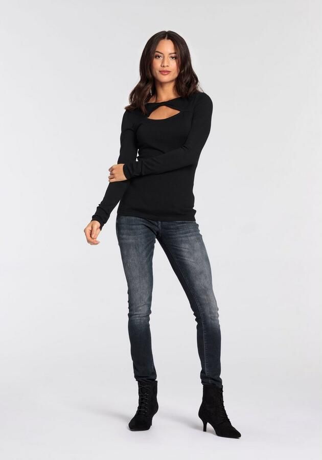 Melrose Gebreide trui met cut-out en knoopdetail - Foto 6