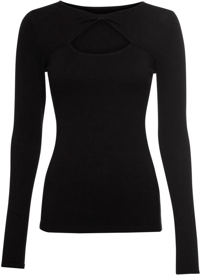 Melrose Gebreide trui met cut-out en knoopdetail