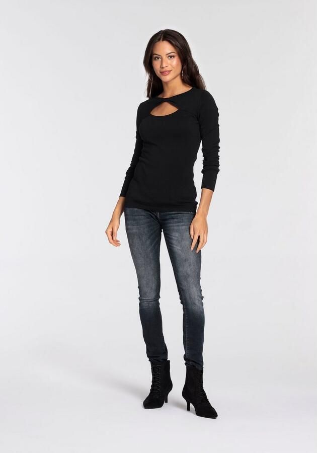 Melrose Gebreide trui met cut-out en knoopdetail - Foto 7