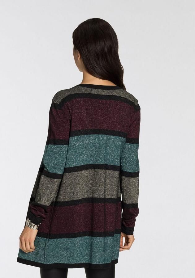 Melrose Lang vest van zacht glittergaren - Foto 3