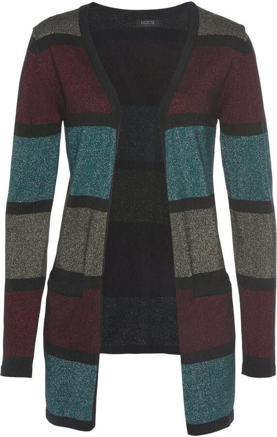 Melrose Lang vest van zacht glittergaren - Foto 5