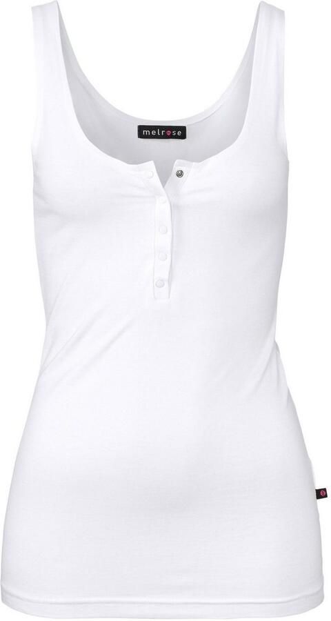 Melrose Tanktop figuuraccentuerend met knoopsluiting (set 2-delig) - Foto 8