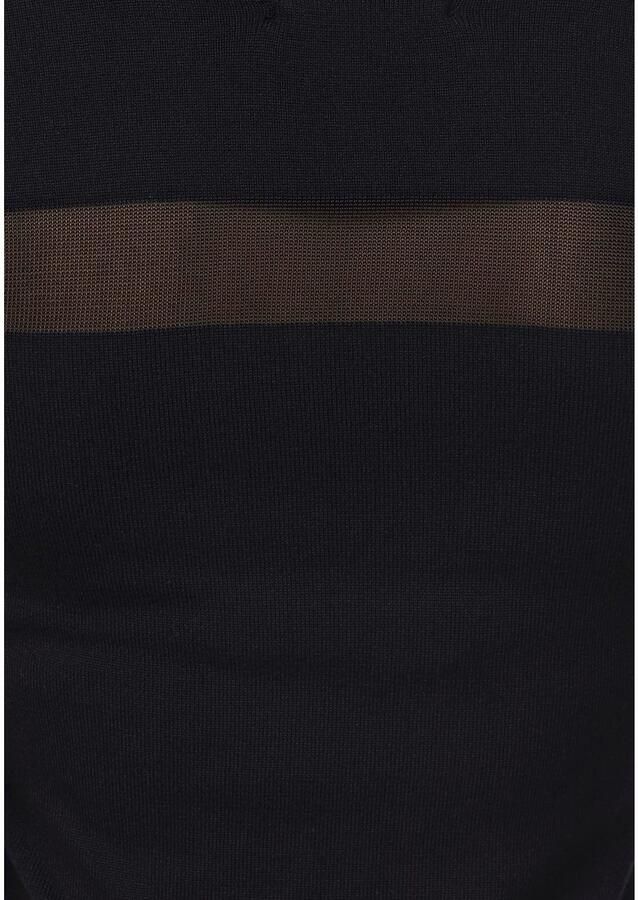 Melrose Trui met 3 4-mouwen met transparante strepen