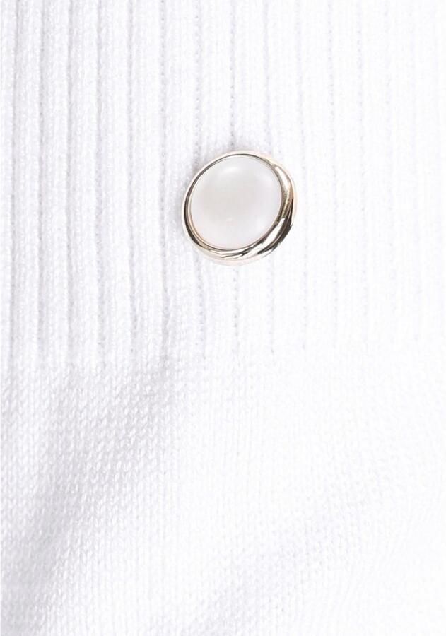 Melrose Trui met carmenhals met decoratieve knopen in vrouwelijke snit - Foto 3