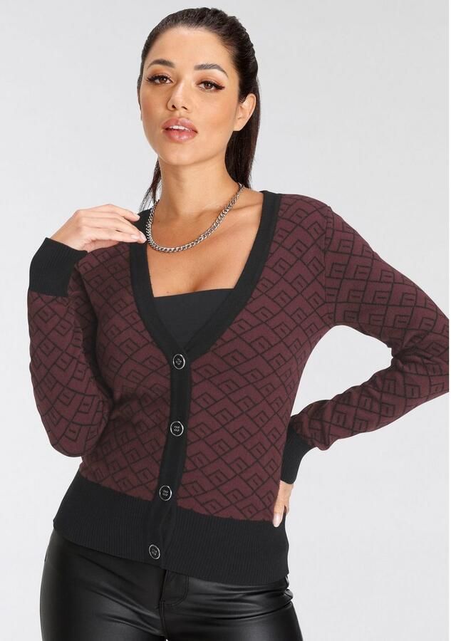 Melrose Vest in trendy jacquardpatroon met knoopsluiting - Foto 4